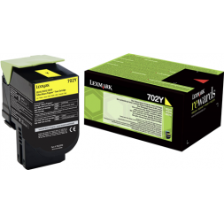 TONER LEXMARK 702Y YELLOW