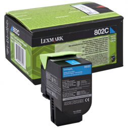 TONER LEXMARK 802C CYAN