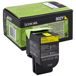 TONER LEXMARK 802Y YELLOW