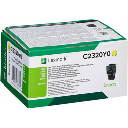 TONER LEXMARK C2320Y0 YELLOW