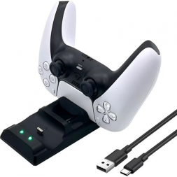 CHARGEUR DOUBLE P201POUR PS5 BLACK