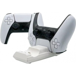 CHARGEUR DOUBLE  P201POUR PS5 WHITE